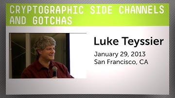 Cryptographic Side Channels and Gotchas