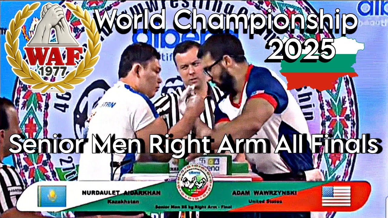Чемпионат мира WAF 2025 года, финал среди мужчин, правая рука