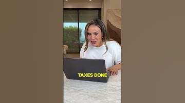 Not even taxes get in the way of my wife