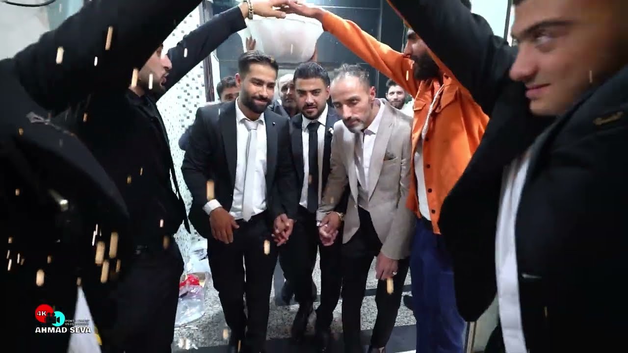 اعراس ازمير حفل زفاف العريس حسن محمود مح جزء الثالث  مطرب احمد نور الدين كردية