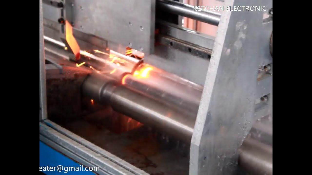 Piston Rod Ultra High Frequency Induction Quenching Heat Treat Machine equipment system