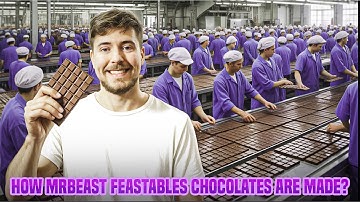How MrBeast Makes His Famous Feastables Chocolate Bars | Factory Process