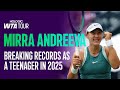 The Youngest WTA 1000 Champion Mirra Andreeva's Best Shots from Her Record-Breaking 2025 Season 🌟