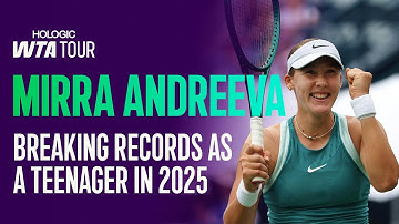 The Youngest WTA 1000 Champion Mirra Andreeva