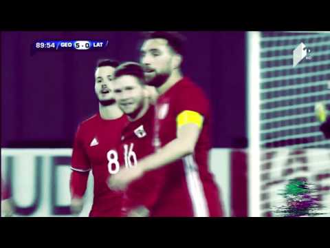 საქართველო VS ლატვია გიორგი არაბიძეს გასროლა / Georgia VS Latvia Giorgi Arabidze's Shootout