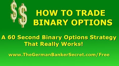 How To Trade Binary Options Effectively - See A 60 Second Binary Option Strategy That Works!