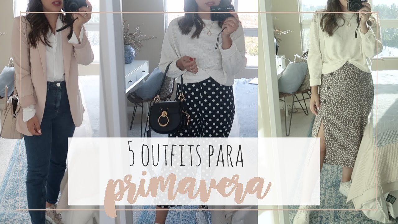 #ad 5 OUTFITS PARA PRIMAVERA ♡ | ZARA, H&M ... | Rebeca Chamorro