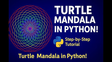 How to Create a Turtle Mandala Using Python 🐢🎨