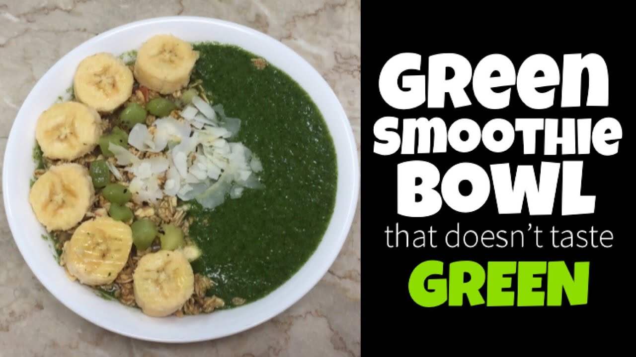 GREEN SMOOTHIE BOWL Diet Breakfast Meal Replacement Dairy free No