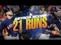 Astros put up 21 runs against the Mariners