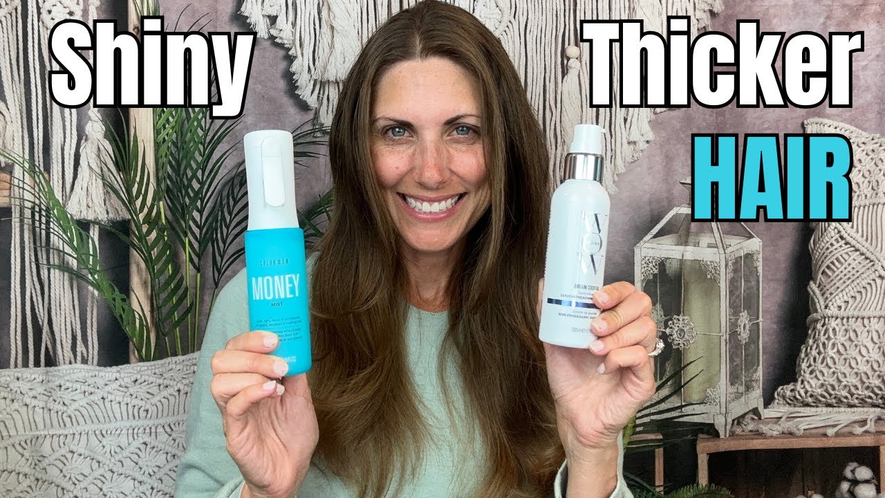 Блестящие волосы? Коктейль Color Wow Dream + Money Mist для достижения результата от влажного до ...