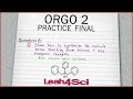 Orgo 2 Practice Exam Q6 Retrosynthesis Using Grignards to Form an Alcohol