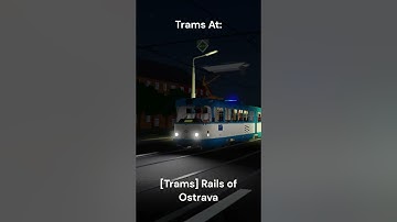 Trams in Roblox be like #roblox #tram