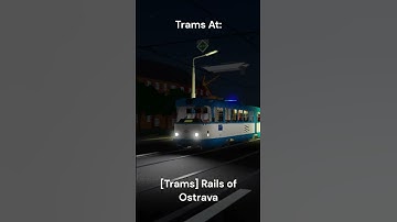 Trams in Roblox be like #roblox #tram