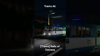 Trams in Roblox be like #roblox #tram