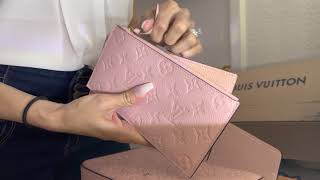 Unboxing - Louis Vuitton FÉLICIE POCHETTE in Rose Poudre 