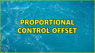 proportional control offset