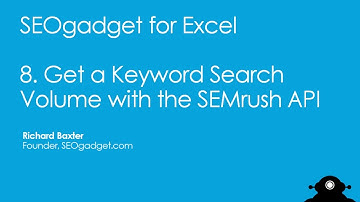 How to Get Search Volumes with the SEMrush API