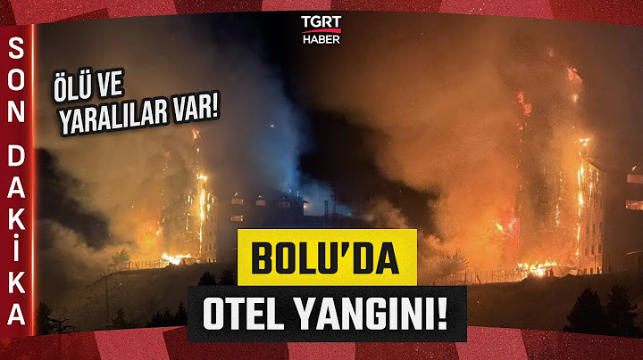 #SONDAKİKA |  Bolu Kartalkaya Kayak Merkezi'nde Otel Yangını! Ölü ve Yaralılar Var - TGRT Haber