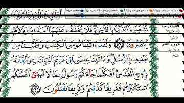 سورة البقرة محمود خليل الحصري ، تجويد، الإسبوع التاسع