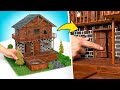 Come costruire una casa di lusso col cartone e i bastoncini di legno