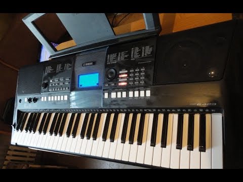 играем на Yamaha PSR E 423