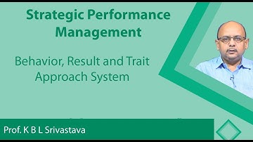 Lecture 12 : Behavior, result and trait approach system