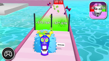 Mask Evolution 3D - Gameplay Walkthrough Part 16 - Casual Game Levels 52-54 (iOS, Android)