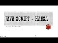 JAVA SCRIPT INTRO