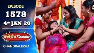 CHANDRALEKHA Serial | Episode 1578 | 4th Jan 2020 | Shwetha | Dhanush | Nagasri | Arun | Shyam