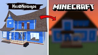 Minecraftta Hello Nei̇ghborun Evi̇ni̇ Yapiyoruz