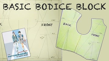 BASIC BODICE BLOCK | PATTERN DRAFTING LESSON | HELEN JOSEPH ARMSTRONG METHOD | LA MODÉLISTE