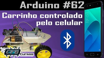 Carrinho controlado pelo celular via Bluetooth - Curso de Arduino #62