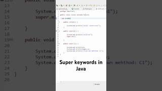 Super keyword in Java #technology #technicalinterview #stringfunctions #coding #selenium #learning Java Bangla Tutorials 139 Super Keyword Part 4