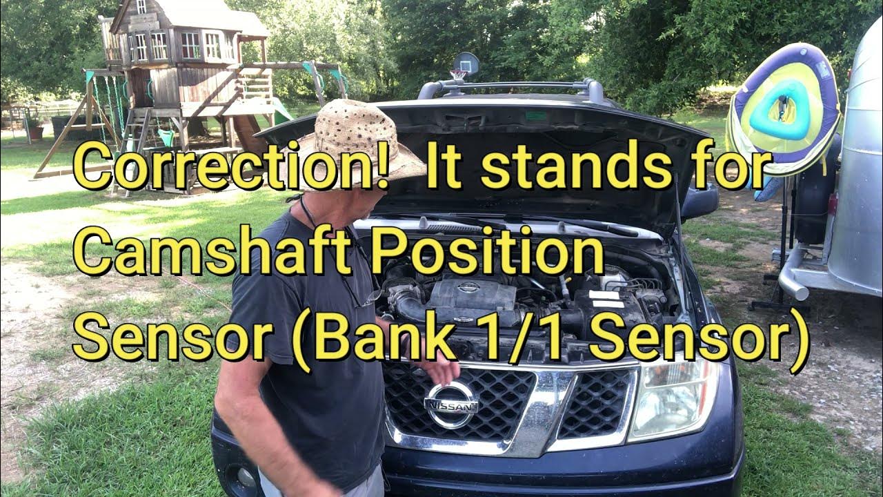 How to Change out a CAMSHAFT POSITION SENSOR on a NISSAN FRONTIER