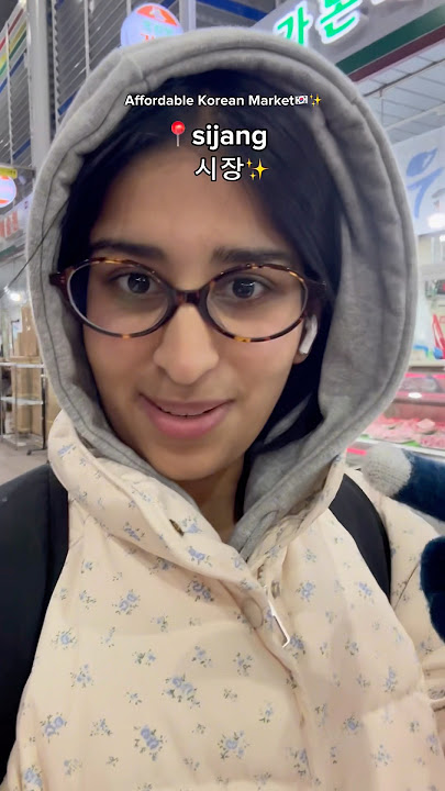 A Cheap Market in Korea🇰🇷🛒 | Korean (Sijang) Prices! | #minivlog #lifeinkorea #shorts