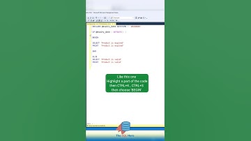 Work smart! #sql #sqlserver #database #dba #dataengineering #dataanalytics #datascience #programming