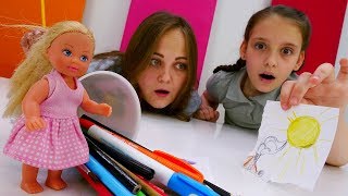 Игры с куклами Барби - Штеффи проказничает! – Смешные видео.