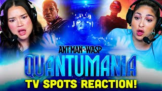 ANT-MAN \& THE WASP: QUANTUMANIA All TV Spots REACTION!! | New Footage