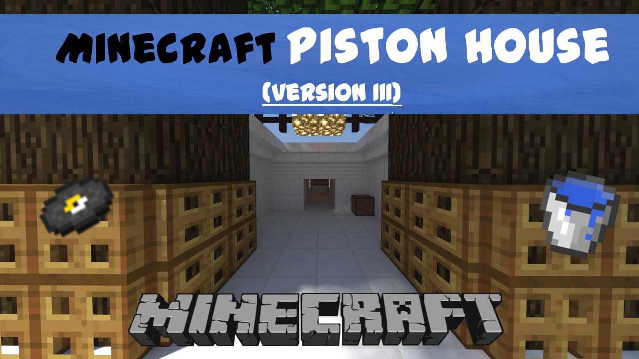 Minecraft Piston House V3 [Modern] YouTube