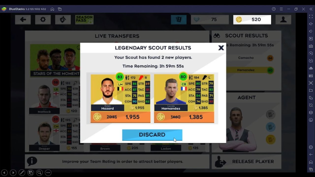Legendary Scout Results in DLS21
