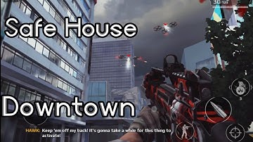 Safe House | Chapter 2 | Downtown | Modern Combat 5 Android Walkthrough