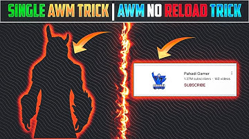 Single AWM Trick 😲 || Awm No Reload Trick 🥺 || Awm Tips And Tricks || Best Awm Trick #shorts #short