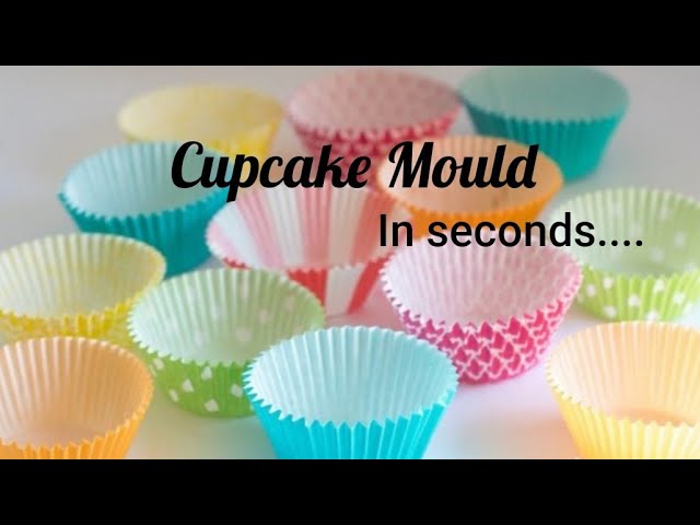 Cup Cake Mould at Home - Instant Muffin Mold - DIY Cupcake Mould
