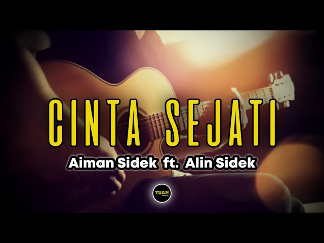 Aiman Sidek ft. Alin Sidek - Cinta Sejati | Karaoke/Instrumental with Lyrics class=