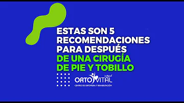 ¿Cuánto tiempo hay que permanecer de pie después de una operación de pie?