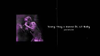 (FREE FOR PROFIT) Young Thug x Gunna type beat "paranoid" ft. Lil Baby