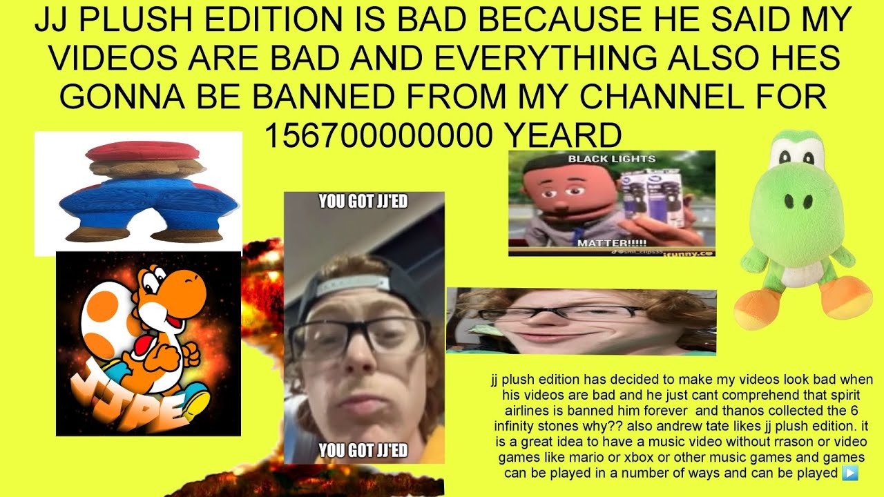 PCE EXTRA PARODY - "SMN HATES JJPLUSHEDITION": jjplush edition being called out for being bad person