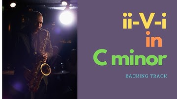 ii V I Swing Backing Track in C Minor - Jazz Play Along