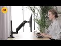 Nb h100 gas strut monitor desk mount arm support monitor 22  35